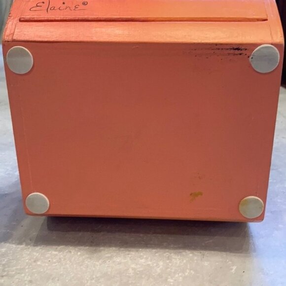 🎃🪵 Halloween-Themed Wooden Pumpkin Basket | “Boo Bucket” by Elaine  🍁🕸️ - Picture 6 of 12